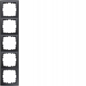 BERKER Ramka 5-krotna antracyt 5310158996