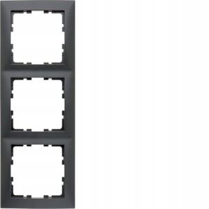 BERKER Ramka 3-krotna antracyt 5310138996
