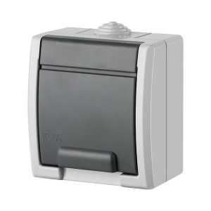 Gniazdo hermetyczne pojedyncze n/t IP55 Aquant