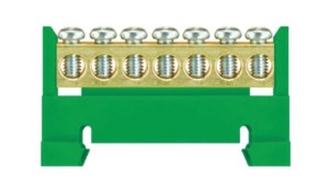 Listwa zaciskowa LZ 7/Z zielona Pawbol