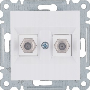 LUMINA Gniazdo RTV podwójne WL3260