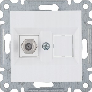 LUMINA Gniazdo antenowe pojedyncze typu F WL3250