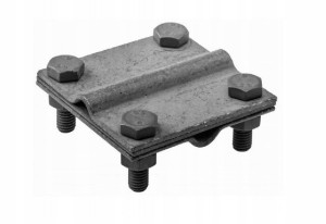 Złącze krzyżowe DUŻE 3 płytki 4xM8