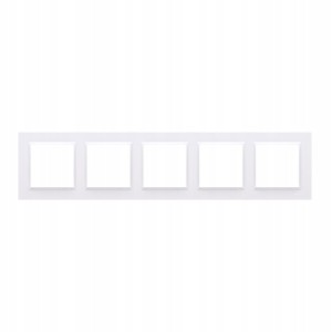 Simon 10 Ramka 5-krotna biały CR5/11
