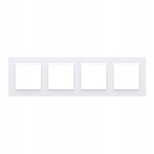 Simon 10 Ramka 4-krotna biały CR4/11