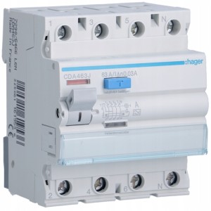 CDA463J Wyłącznik różnicowoprądowy 63A 30mA A 6kA