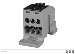 F2.0335 Blok LKN 125A (1x35/1x16 - 6x16) szary