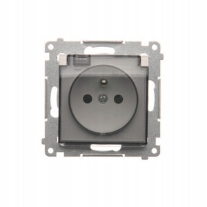 Simon 54 Gniazdo pojedyn z klapką DGZ1BUZ.01/11A