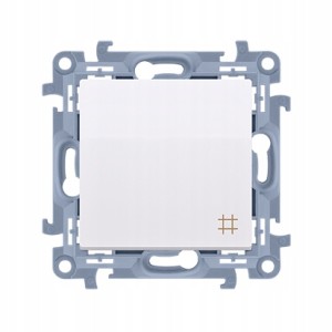 Simon 10 Łącznik krzyżowy biały CW7.01/11