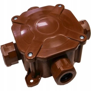 Puszka NT hermetyczna brąz 75x75x33 IP67 A.0035BR