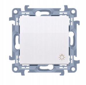 Simon 10 Przycisk światło biały CS1.01/11