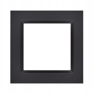 Simon 10 Ramka 1-krotna czarny CR1/49
