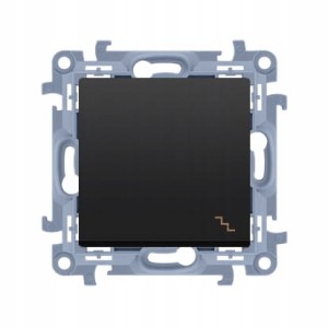 Simon 10 Łącznik schodowy czarny CW6.01/49