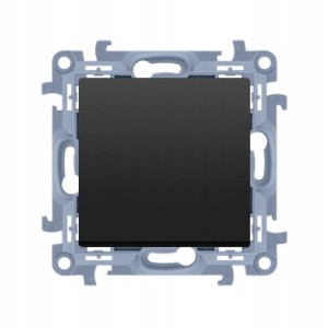 Simon 10 Łącznik pojedynczy czarny CW1.01/49