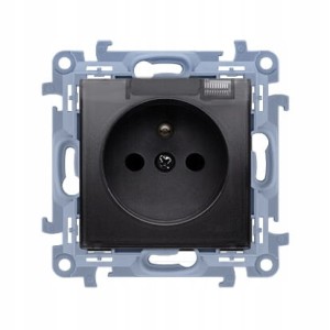 Simon 10 Gniazdo poj z klapką dymną CGZ1BC.01/49A