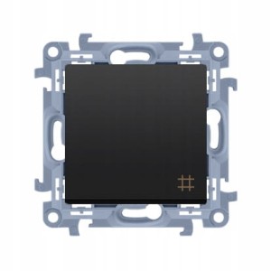 Simon 10 Łącznik krzyżowy czarny CW7.01/49