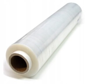 Folia stretch transparentna 3KG cienki wałek