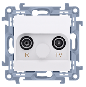 Simon 10 Gniazdo antenowe R-TV końcowe separowane CAK.01/11