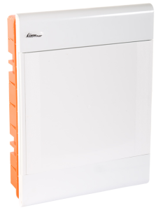 Rozdzielnica podtynkowa 2x12 SRp-24/B białe drzwi Opatówek