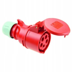 Gniazdo siłowe przenośne 32A 5p 400V IP44 PCE