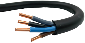 Kabel przewód ziemny YKY 4x10 1m NKT