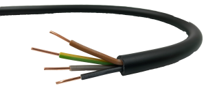 Kabel przewód ziemny YKY 4x1,5 1m NKT
