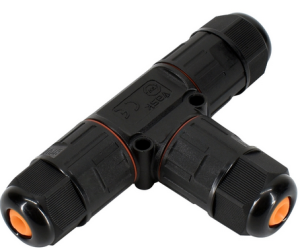 Złącze kablowe hermetyczne do ziemi 3-torowe trójnik IP68 Bemko