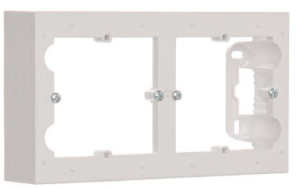 Simon 54 Puszka natynkowa 2-krotna biała DPN2/11