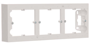 Simon 54 Puszka natynkowa 3-krotna biała DPN3/11