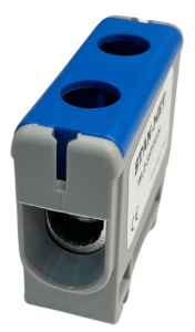 Złączka szynowa gwintowa al/cu 1x150mm2 niebieski