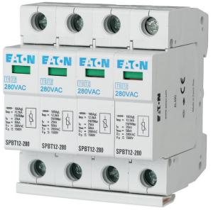 Ogranicznik przepięć ochronnik B+C T1+T2 4P 12,5kA EATON