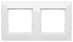 Simon 54 Ramka 2- krotna biały DR2/11