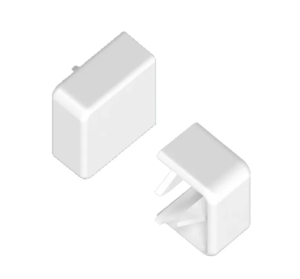 Zakończenie koryta plastikowego, kanału elektroinstalacyjnego 40x40/25 AKS Zielonka