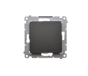 Simon 54 czarny mat Łącznik jednobiegunowy DW1.01/49