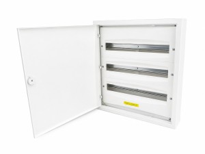 Rozdzielnia 3x24 72 moduły NT metalowa, zatrzask